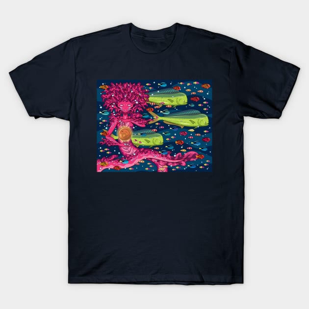 Colorful Swim T-Shirt by Munchbud Ink